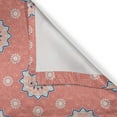 thumbnail image 6 of Ambesonne Moroccan Valance & Curtain, Floral Framework Ornate, 55"x24", Coral Peach Blue, 6 of 6