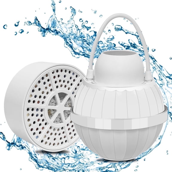 10 Stages Bath Filter for Tub, Hard Water Softener & Purifier, Universal Attachment for Healthy Skin and Hair