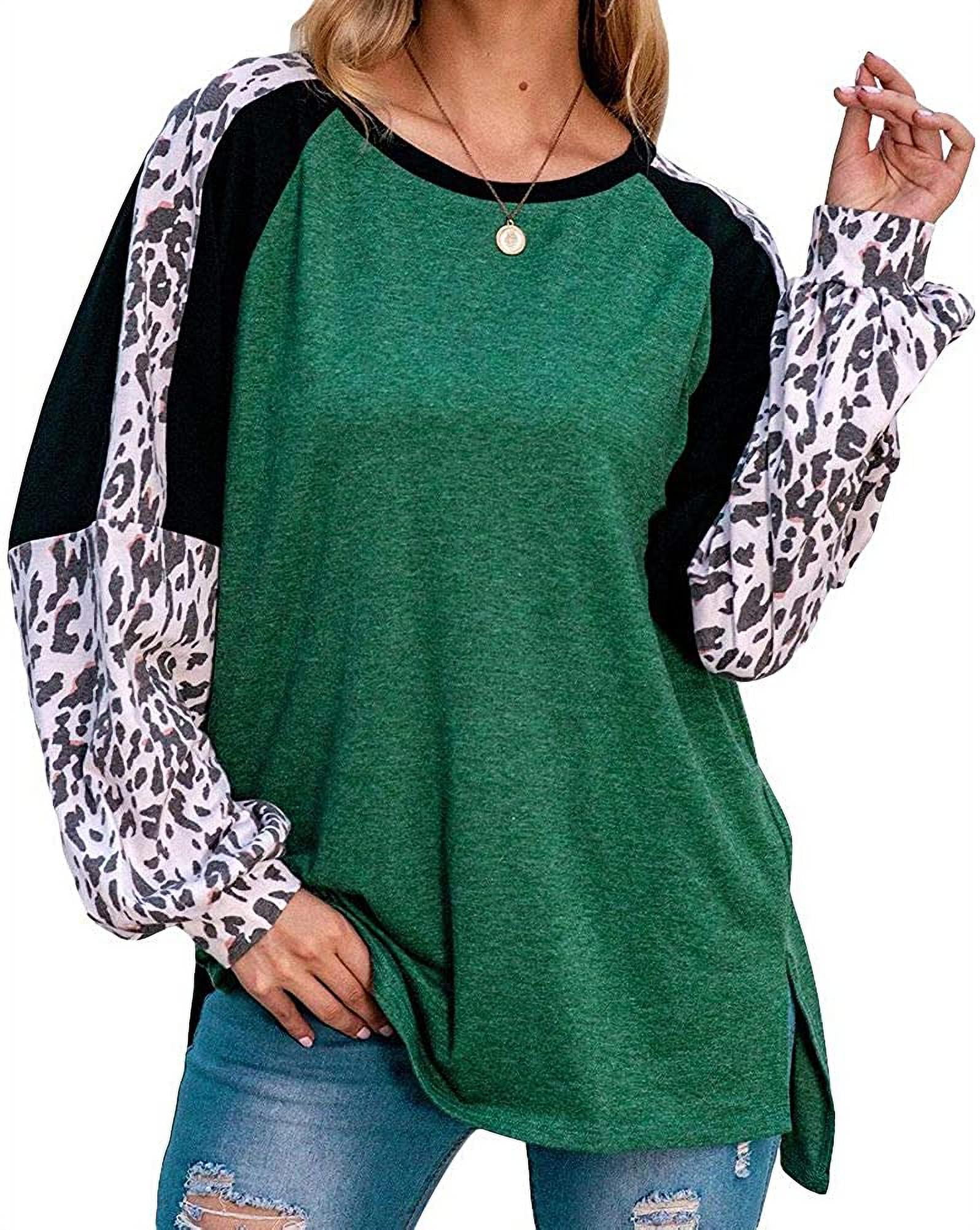 Timeshow Girls sweatshirts long sleeve floral printed round neck pullover tops