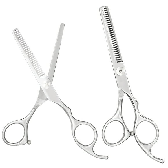 Cribun Hair thinning Shears Teeth Edge, Barber Haircut Cutting Thinning Scissors, Texturizing Shears