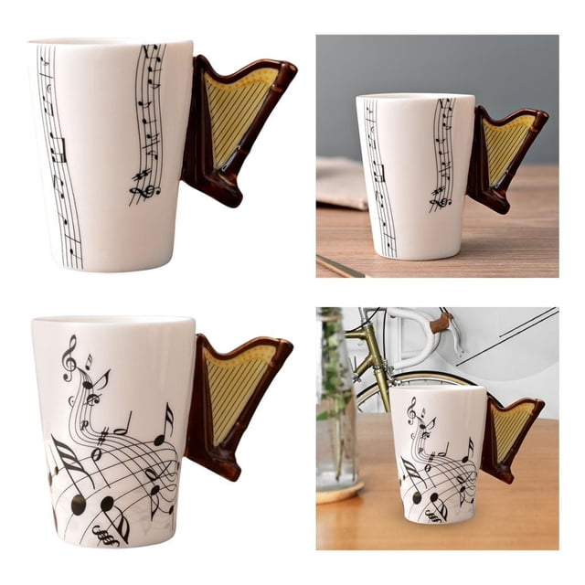 Taza de Té de Cerámica, Taza de Té, Taza de Café con Forma de para Oficina, Leche, , Café, Desayuno+Taza de Té de Cerámica, Taza de Té, Taz BLESIY Taza de café