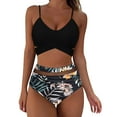 thumbnail image 2 of Trajes de baño para mujer, Trajes de baño para mujer, Traje de baño sin mangas estampado para mujer, Traje de baño push-up acolchado, Traje de baño de playa para mujer, 2 of 5