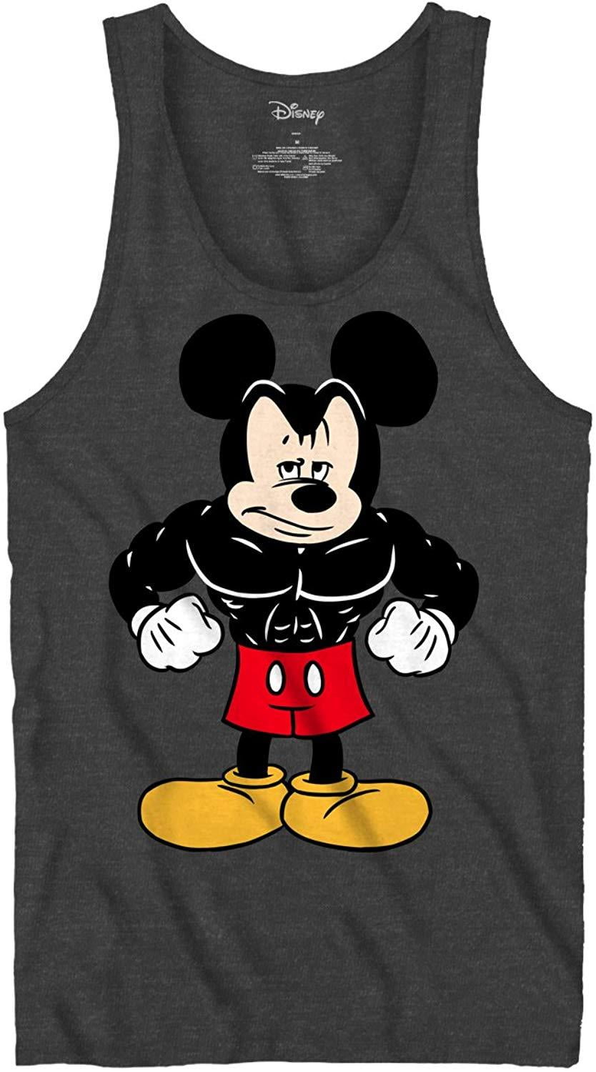Disney Tough Mickey Mouse Workout Exercise Graphic Tee
