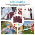 thumbnail image 4 of Sandbag Throwing Game Hanging Banner Reusable Sandbag Throwing Game Hanging Banner Folding Sandbag Throwing Game Cartoon Banner with Bandage Rope for Gaming, 4 of 9