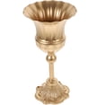 thumbnail image 4 of Miangastore Vase en Fer Doré avec Design Rétro Européen pour Décoration Intérieure et Centres de Table 6.5 Pouces, 4 of 9