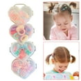 thumbnail image 2 of Macaron Hair Ties For Girls And Children Colorful Disposable Rubber Bands Hair Accessories 320PCS, 2 of 7