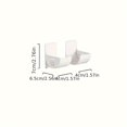 thumbnail image 5 of 4-Pack Punch-Free Storage Racks, Plastic Holder for Kitchen Wrap, Trash Bags, Cabinet Organizer, Refrigerator Side, Sink Caddy, Pot Lid Holder, Uncharged, 5 of 5