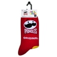 thumbnail image 5 of Cool Socks, Men's Funny Novelty Socks, Pringles Original Crew, Adult Large, 5 of 6