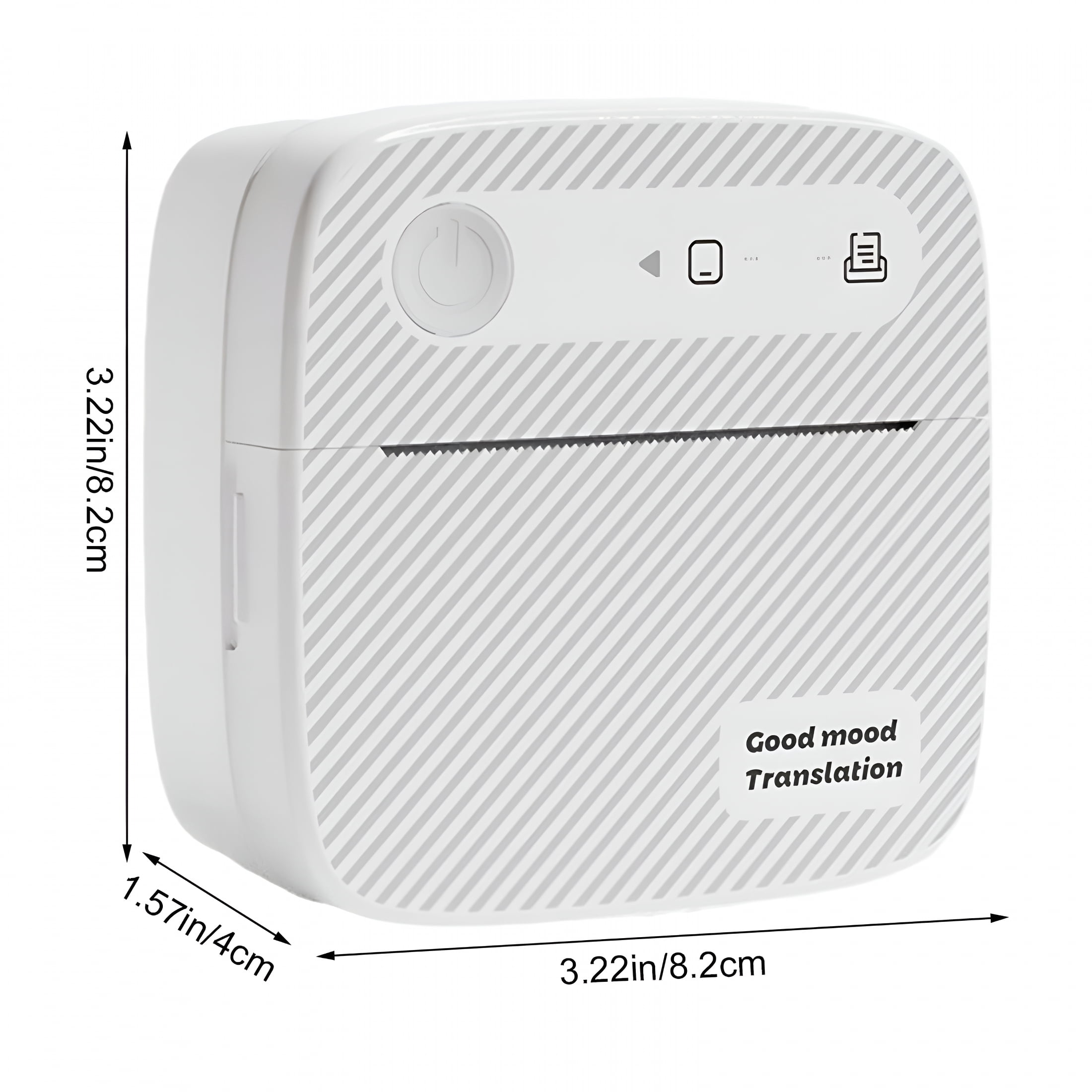 GJX 2026 New Thermal Shipping Label Printer,Portable Wireless Shipping Label Printer,Photo Sticker Printer,Support Android,Iphone and Windows,Widely Used for Usps,Print Size 2.24In