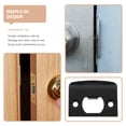 thumbnail image 6 of HEMOTON  4 Pcs Door Latch Strike Plate Plates for Exterior Doors Lock Tongue Buckle, 6 of 7