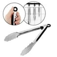 thumbnail image 5 of Abaima 3 Pcs Kitchen Tongs for Cooking,8'' 10'' 13'' Stainless Steel Serving Tongs Barbecue Tongs with Non-Slip Grip for Cooking,Grilling,Serving,Salad,BBQ(Black), 5 of 8