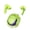 Green - OPP bagged, variant on Bluetooth in-ear headphones HK6 digital display gaming sports transparent second-generation wireless Bluetooth headphones,Blue - OPP bagged
