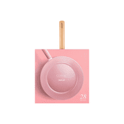 Neoflam 11" Nonstick Pink Color Pan for Stove Top and Induction | Wood Handle | Made in Korea