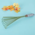 thumbnail image 2 of 9 Teeth Hand Rake Garden Rake 15.5 Inch Grass Rake with Ergonomic Grip Cleaning Pet Excrement Rake Gardening Tools for Home Lawns, 2 of 9