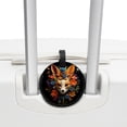 thumbnail image 3 of Floral Animal 2pcs PU Leather Round Bag Tags with Privacy Cover and Name ID Tag - Suitcase Tags for Travel Luggage, Handbags, Backpacks, School Bags, 3 of 6