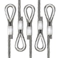 thumbnail image 4 of Uxcell 200 Pcs Aluminum Crimping Loop Sleeve for 1/32" Diameter Wire Rope Double Ferrule Wire Rope Sleeve, 4 of 6