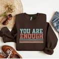 thumbnail image 3 of You Are Enough Stripes | Sweatshirt, 3 of 4