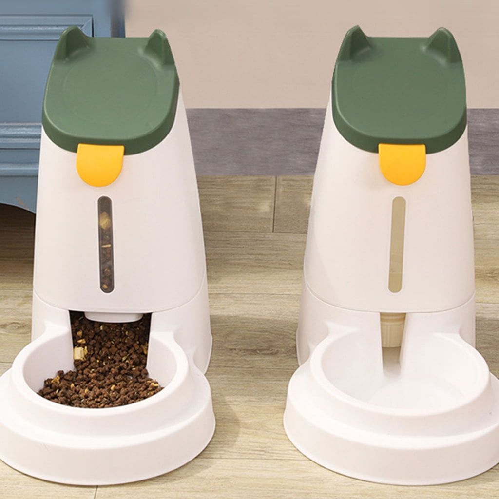 Cat Water Feeder Cat Feeding Watering feeder Cat Water Dispenser Cat Automatic Feeder And Water Pet Feeder Cat Feeder