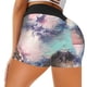 thumbnail image 5 of Gibobby Pantalones cortos de yoga Pantalones cortos de cintura para mujer, pantalones de Yoga con estampado de Yoga y Fitness para correr a la altura (Gris,XG), 5 of 5
