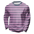 thumbnail image 4 of MEZZALL Boys Carnival Stripe Long Sleeve Shirt Colorful Party Graphic O-Neck Tee For Kids Comfortable Casual Tops Cute Toddler Blouses Clothing, 4 of 4