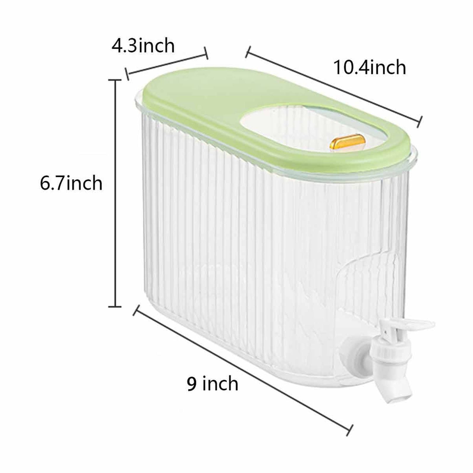 Distributeur à Boisson 3,5L Avec Robinet - Pour Réfrigérateur, Fêtes, Jus, Thé Glacé (sans BPA) - 7