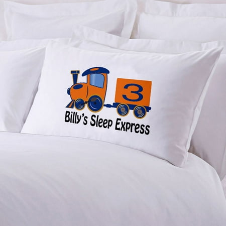 Train Pillowcase Sale! Sale! Sale! Monogrammed Personalized Custom Sleep Train Pillowcase for Kidz. Made in the USA. ()