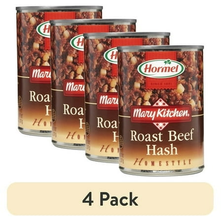(4 pack) MARY KITCHEN Roast Beef Hash, Canned Roast Beef Hash, 14 oz Can