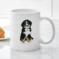thumbnail image 3 of CafePress - Bernese MD Puppy Mug - 11 oz Ceramic Mug - Novelty Coffee Tea Cup, 3 of 4