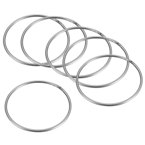 Unique Bargains - Welded O Ring, 80 x 3mm Strapping Round Rings ...
