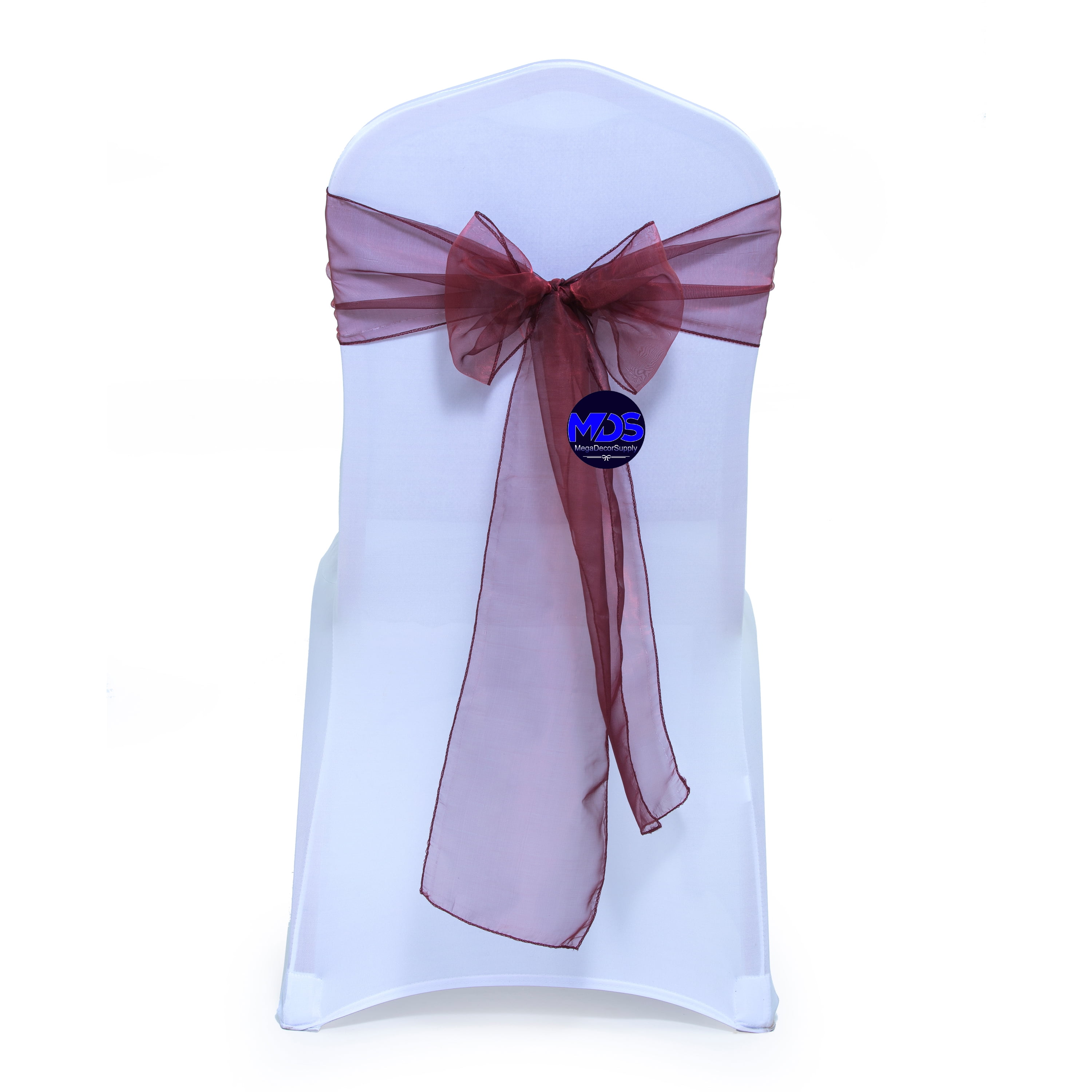 PACK OF 200 SATIN CHAIR COVER BOW SASH FOR WEDDING WHOLESALE AVAILABLE PARTY 