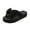 Black, variant on Women’s Bow Knot Platform Flip Flops, Cute Decorative Wedge Thong Sandals, Non-Slip Summer Beach Slippers for Casual & Vacation Use