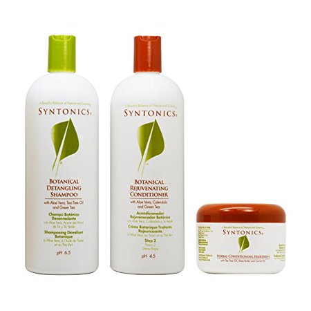 Syntonics Botanical Detangling Shampoo Rejuvenating Conditioner