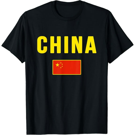 China T-shirt Chinese Flag Gift Souvenir T-Shirt