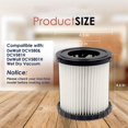 thumbnail image 3 of Replacement Parts Hepa Filter Compatible For Dcv5801h Wet Dry Vacuum Cleaner Accessories Washable A Hy, 3 of 5