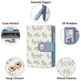 thumbnail image 6 of GAEKEAO Small Womens Wallet RFID Blocking Bifold Card Holder Tassel Vegan Leather Wallets with Zipper Pocket, 6 of 8