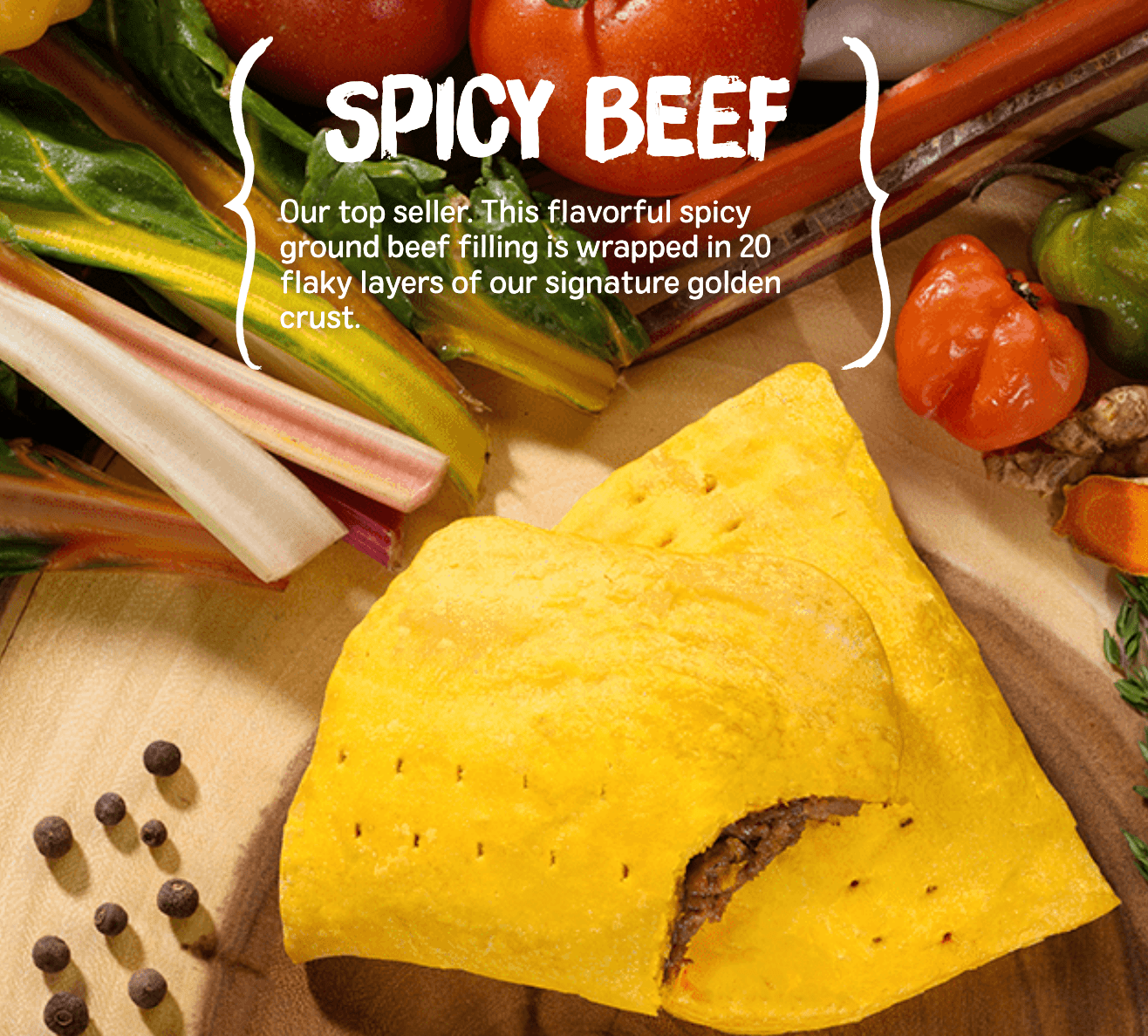 Golden Krust Spicy Beef Jamaican Frozen Appetizer Patties, 1 ct, 5oz (142g)
