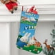 thumbnail image 2 of MIFFY Tema: Calcetines de Navidad, fino lino blanco para colgar en escaleras y chimenea, decoración navideña para el hogar, regalo de Navidad. 45cm × 32cm, 2 of 5