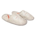 thumbnail image 3 of LA Gear Boys Slide Fleece Plush House Slippers Small, Grey, 3 of 3