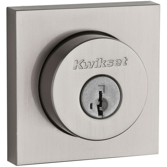 Kwikset 159Sqt-S.Strkp Halifax Double Cylinder Keyed Entry Deadbolt From The Signature