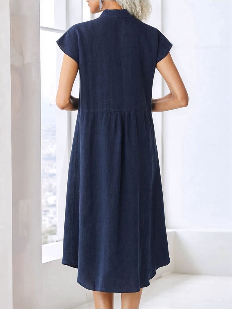 chinese dress ladies Amazon.com: The Drop Women's Fiona Relaxed Linen Midi Shirt Dress, Black,  XXS : Clothing, Shoes & Jewelry