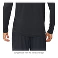 thumbnail image 6 of BALEAF Men's Long Sleeve Running Shirts Athletic Workout UPF 50+ Quick Dry Lightweight Black Size XXL, 6 of 7