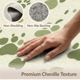 thumbnail image 6 of ODIKA 8'x10' Washable Area Rug Durable, Non-Slip Print Scattered Footprint Patterned Tossed Bone Motif Border for Living Room, Under Sectional, Family, 6 of 7