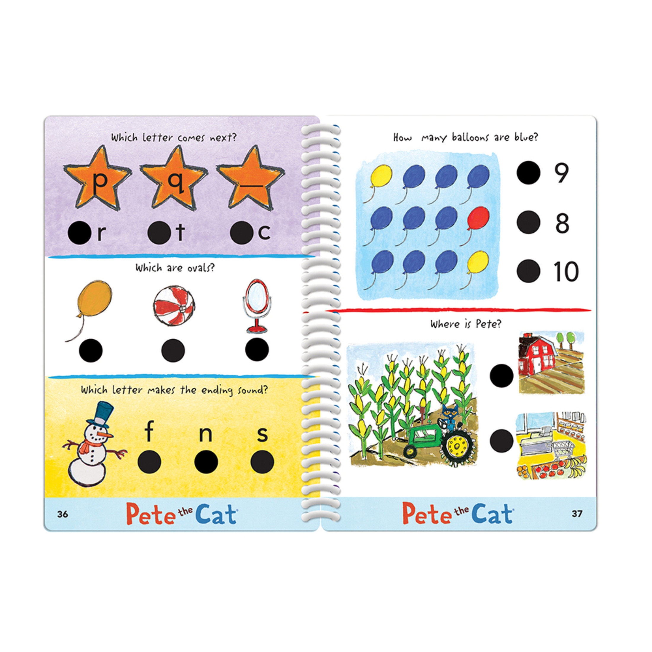 Educational Insights Hot Dots Jr. Pete The Cat Preschool Rocks Set with Interactive Pen, Kids Ages 3+