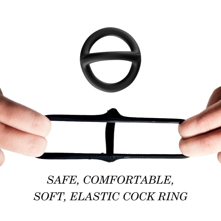 Imimi Silicone Double Penis Ring - Penis Ring Silicone Ring For