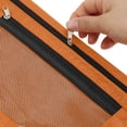 thumbnail image 5 of Unique Bargains Smooth Zipper Clear Mesh Double Layer Pencil Case for 3 Ring Binder Orange, 5 of 7
