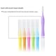 thumbnail image 4 of Cepillo interdental de limpieza médica, limpieza del espacio interdental, para adultos, ultrafino, 0,4-1,5, tipo I, para enfermería, 40, 4 of 6