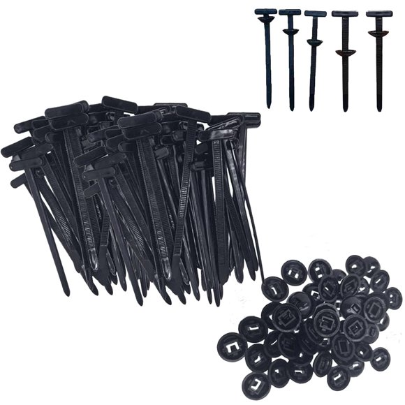 Hebilla de amarre universal de nylon BOVVSKY (100 piezas)