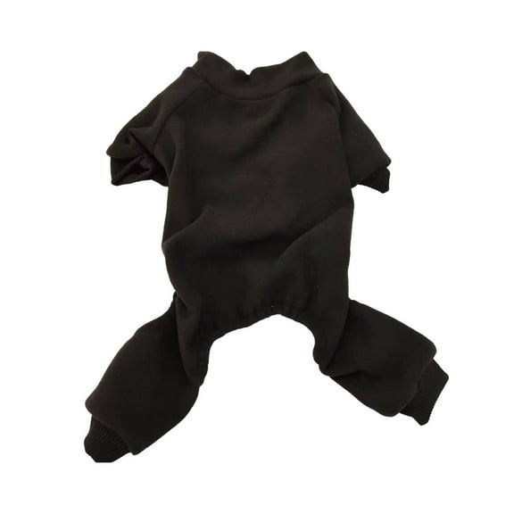 TELOLY Dog Clothes Snug Thick Fleece Dog Coat Warmth-Locking Fleece Cute Dog Outfit Red