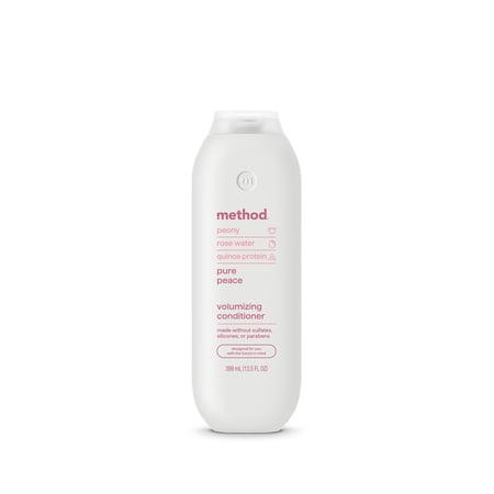 Method Volumizing Conditioner, Pure Peace, for Thicker, Fuller Looking Hair and Safe for Color-Treated Hair, Sulfate-Free, Paraben-Free and Cruelty-Free, 13.5 Fl Oz