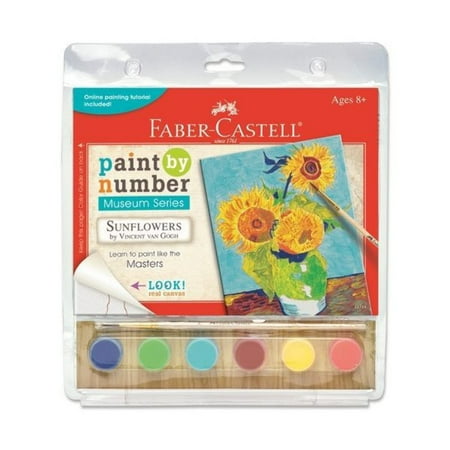 UPC: 0092633306505 | Faber-Castell Paint by Number Museum Series – Sunflowers